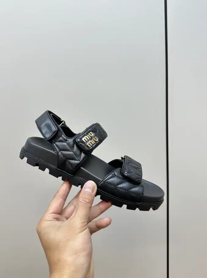 hype Miu Miu Sandals