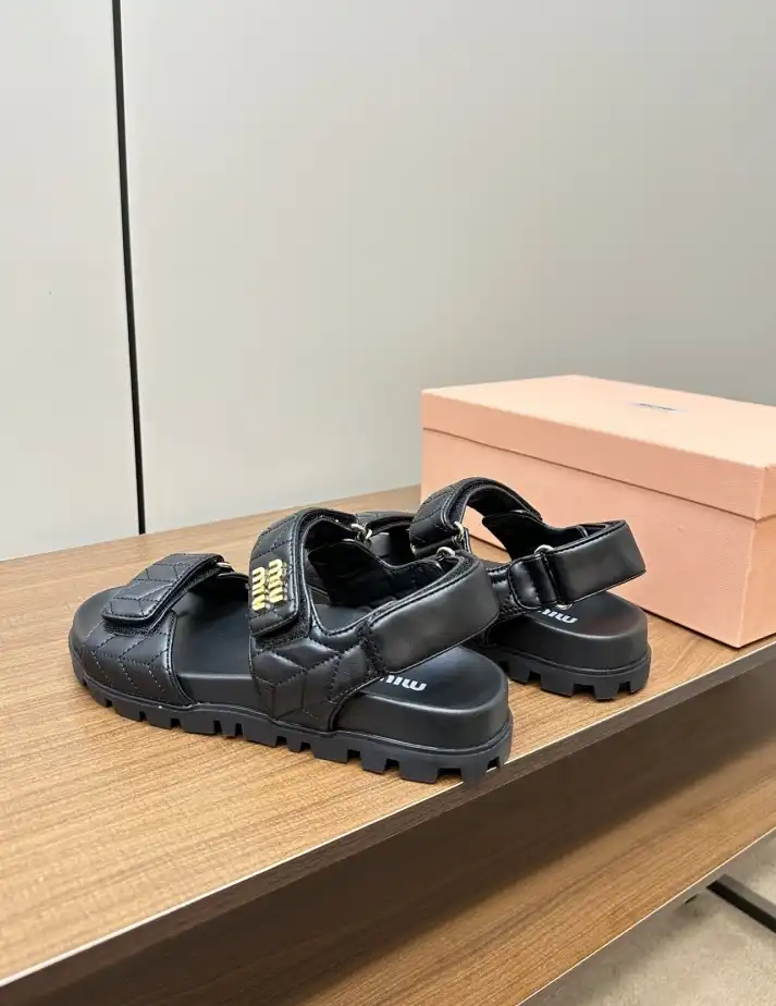 hype Miu Miu Sandals