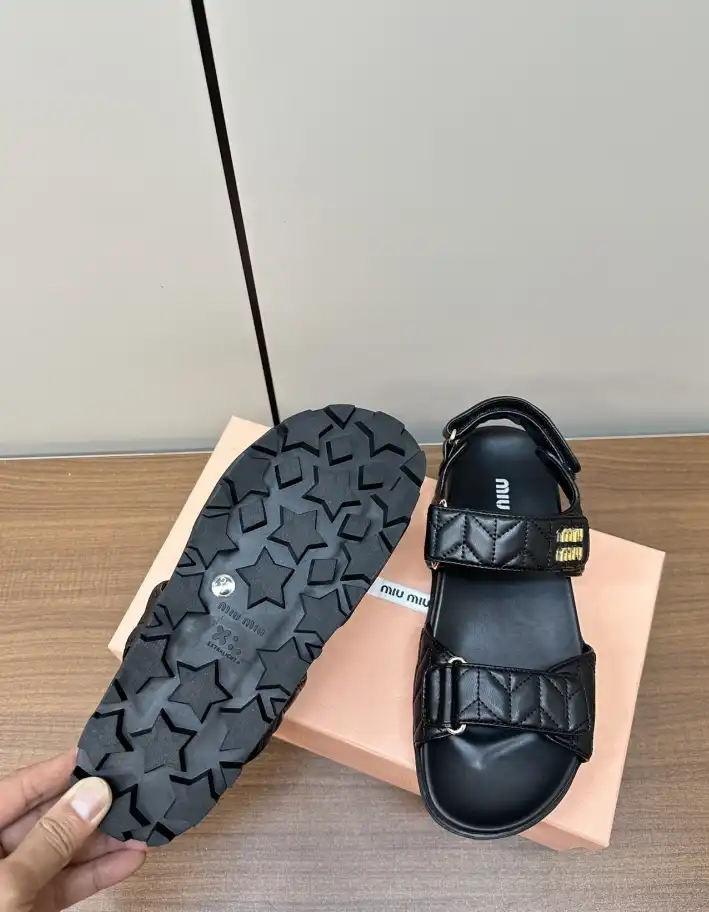 hype Miu Miu Sandals