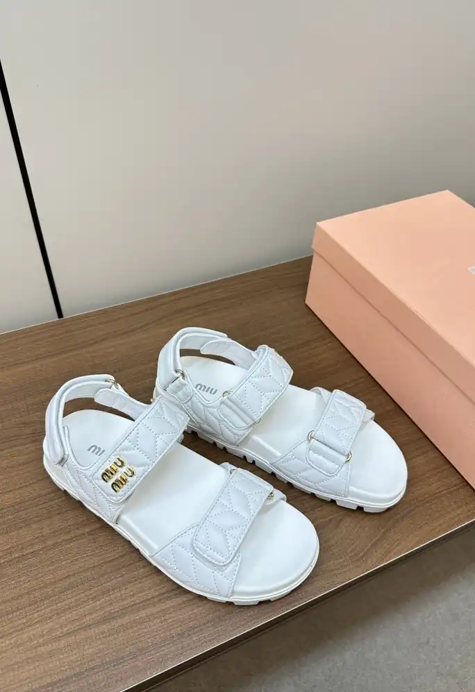 hype Miu Miu Sandals