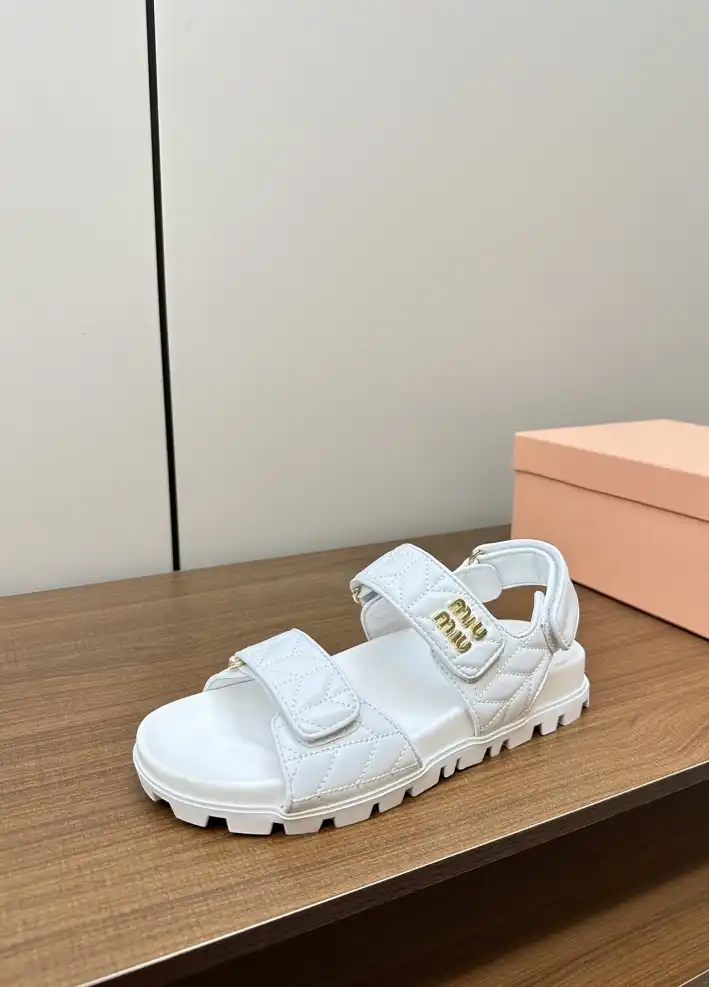 hype Miu Miu Sandals