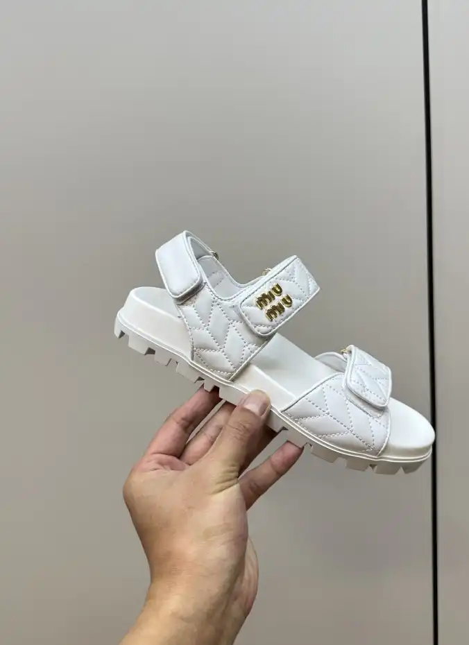 hype Miu Miu Sandals