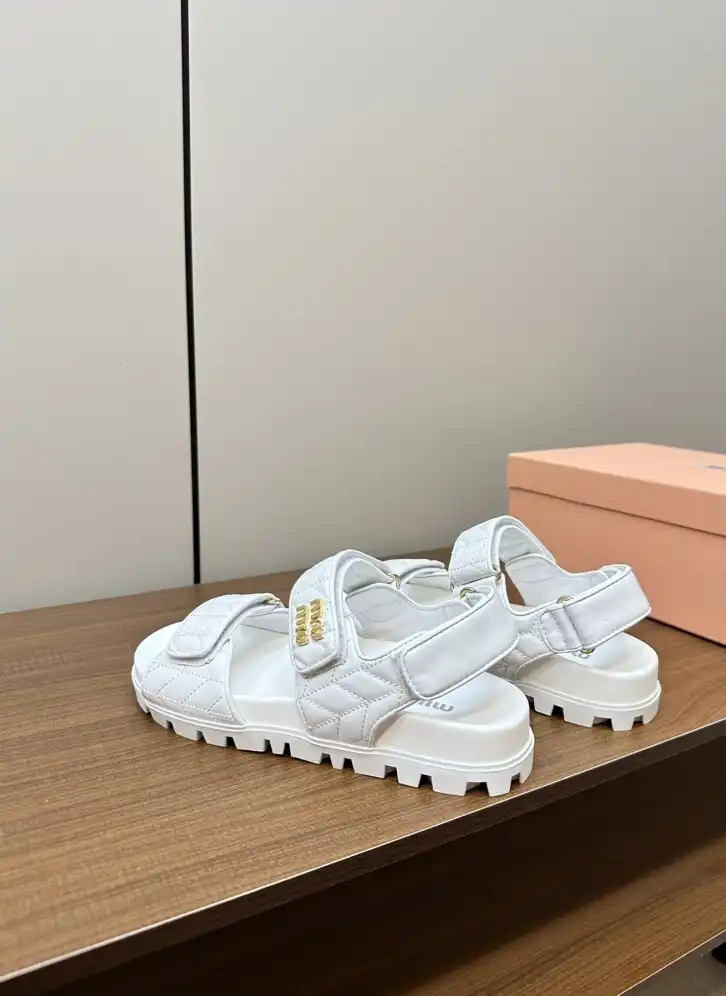 hype Miu Miu Sandals