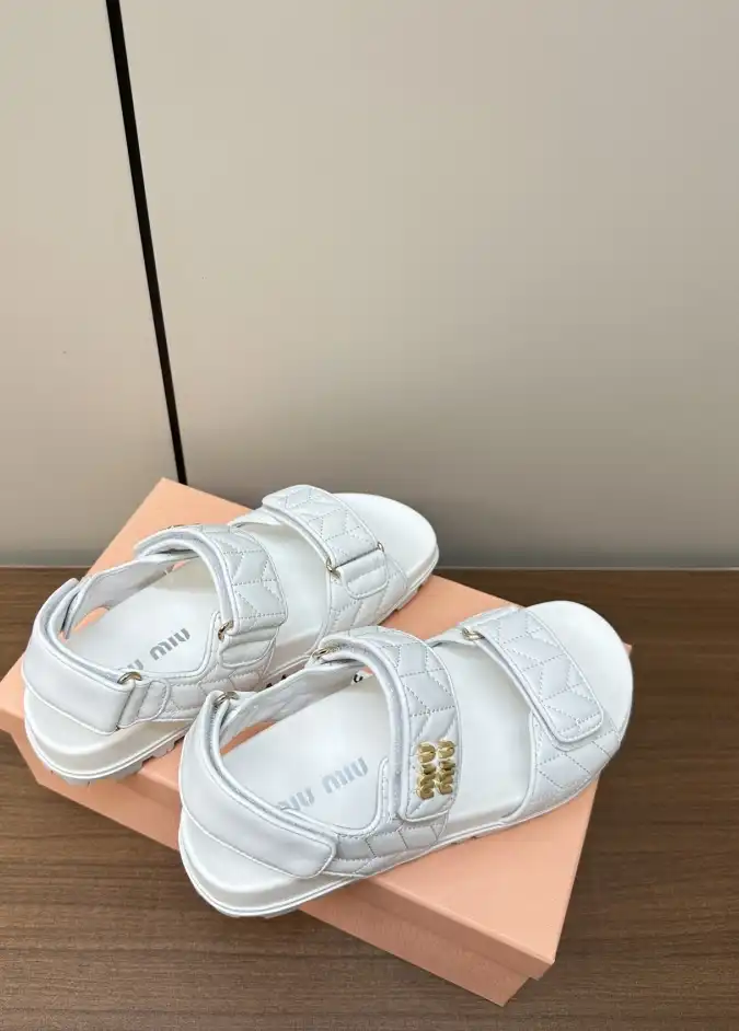 hype Miu Miu Sandals