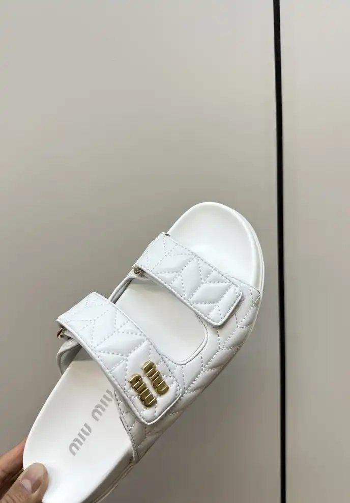 hype Miu Miu Sandals