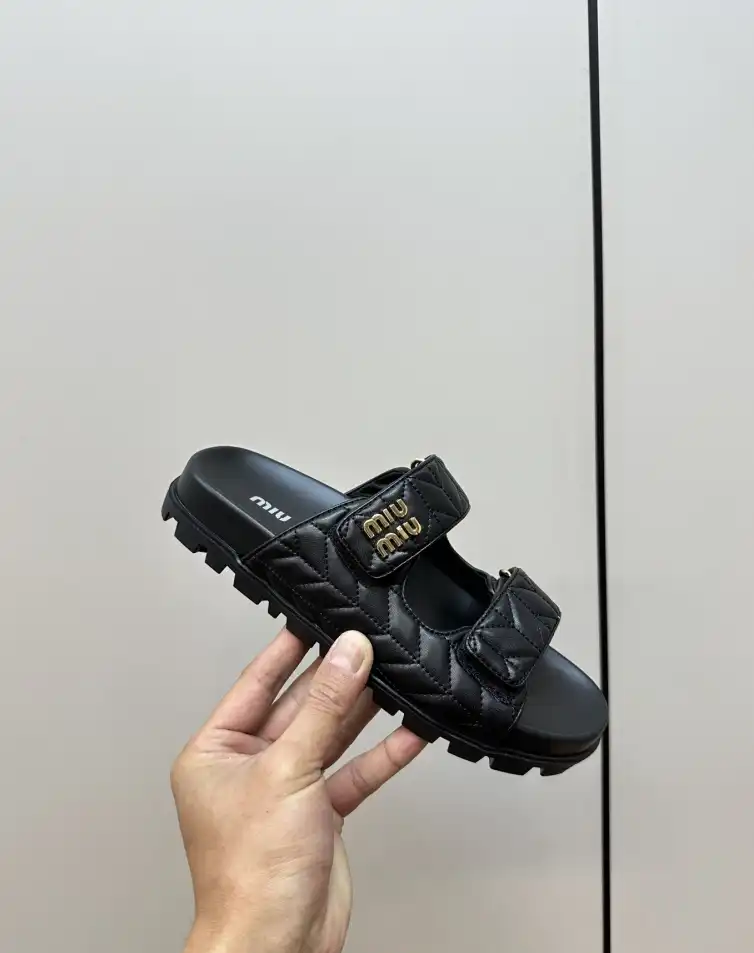 hype Miu Miu Sandals