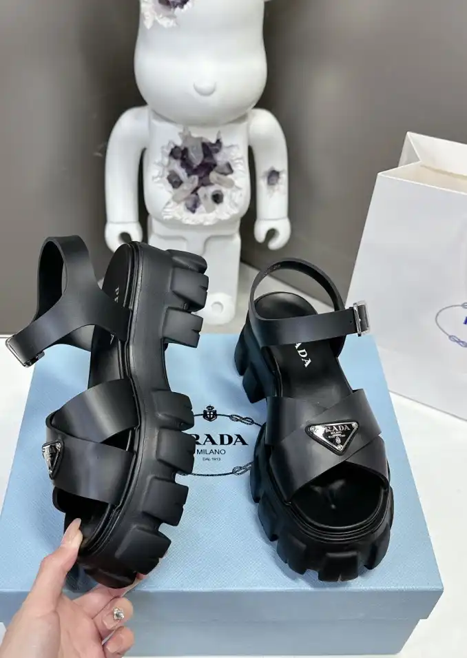 hype Prada Sandals