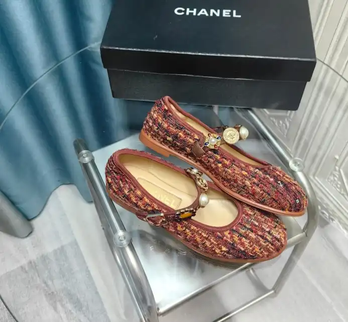 hype Chanel Flat Shoes