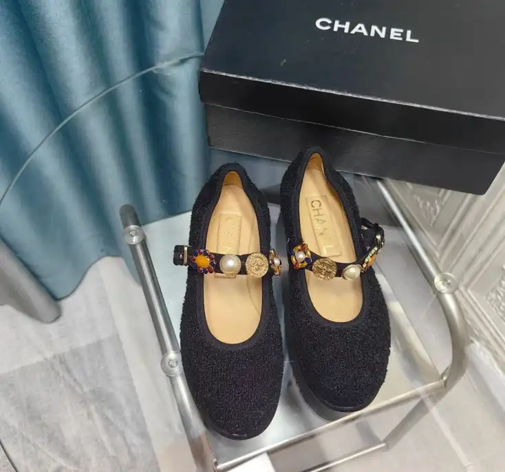 hype Chanel Flat Shoes