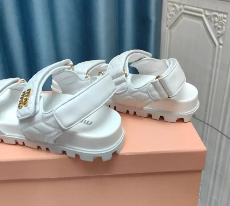 hype Miu Miu Sandals