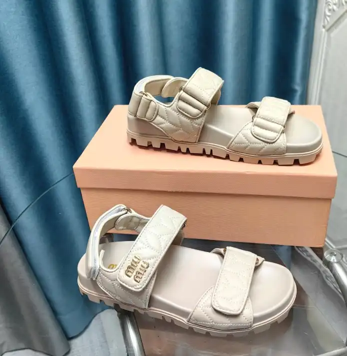 hype Miu Miu Sandals