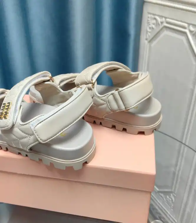 hype Miu Miu Sandals