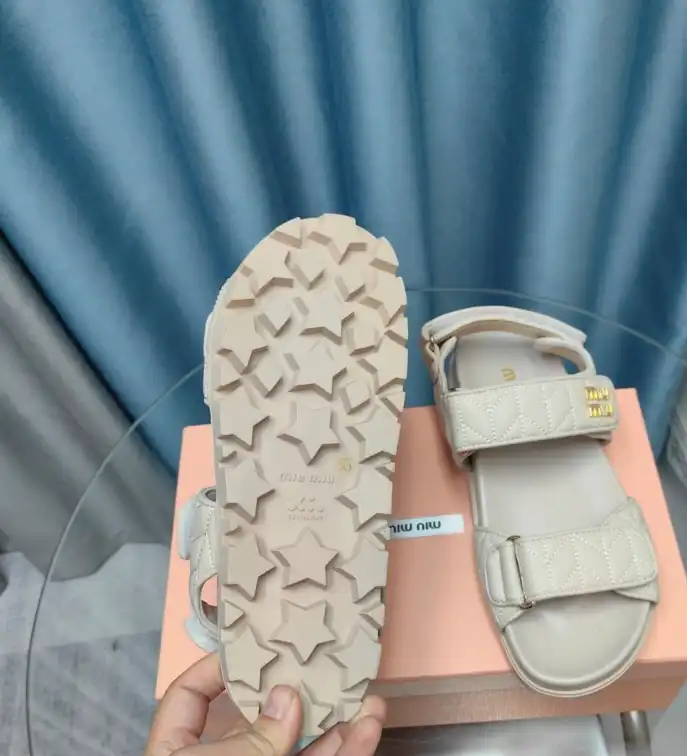 hype Miu Miu Sandals