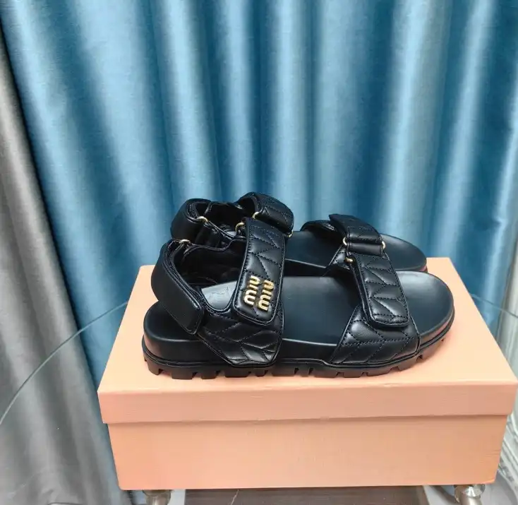 hype Miu Miu Sandals