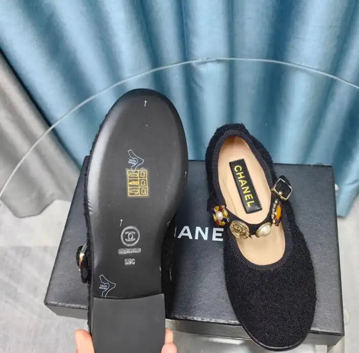 hype Chanel Flat Shoes