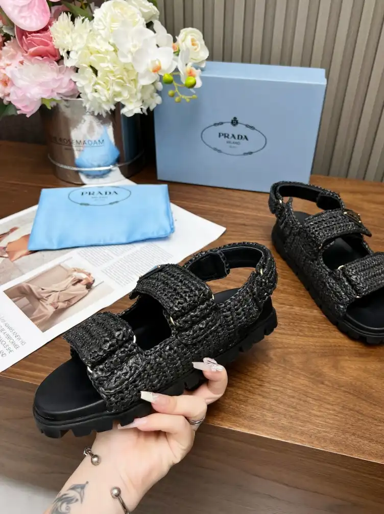 hype Prada Sandals