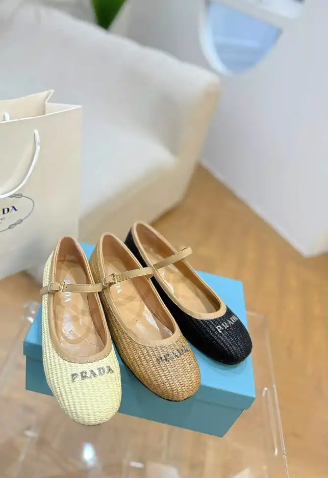 hype Prada flat shoes