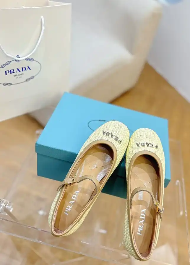 hype Prada flat shoes