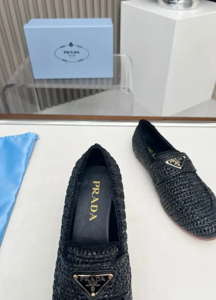 hype Prada Leather Shoes