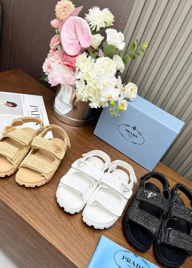 hype Prada Sandals