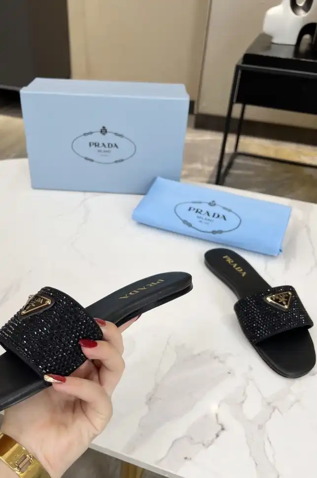 hype Prada Slippers