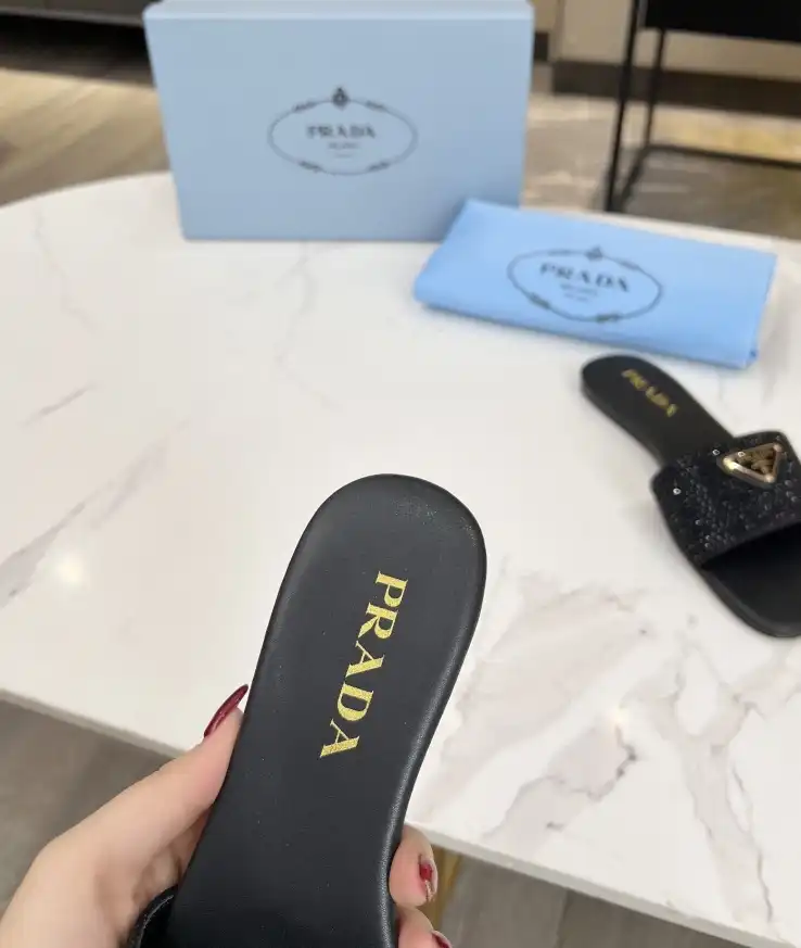 hype Prada Slippers