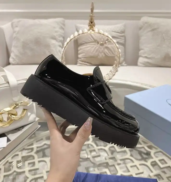 hype Prada Leather Shoes