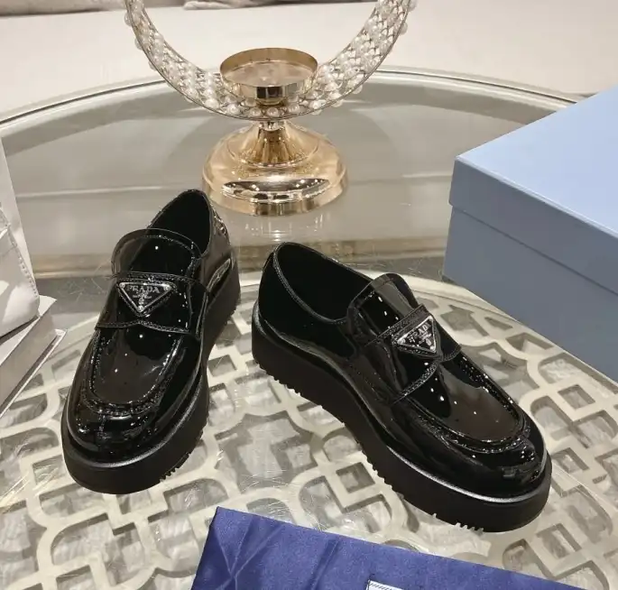 hype Prada Leather Shoes