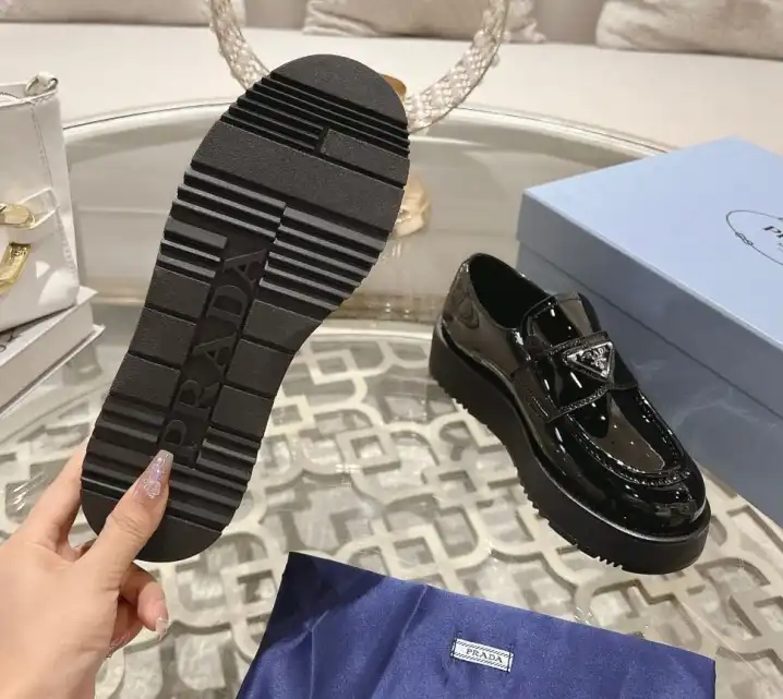 hype Prada Leather Shoes