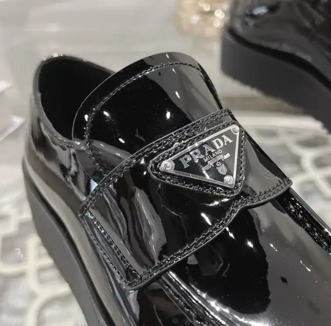 hype Prada Leather Shoes