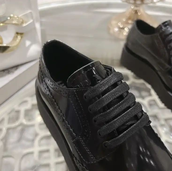 hype Prada Leather Shoes