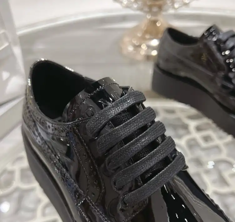 hype Prada Leather Shoes