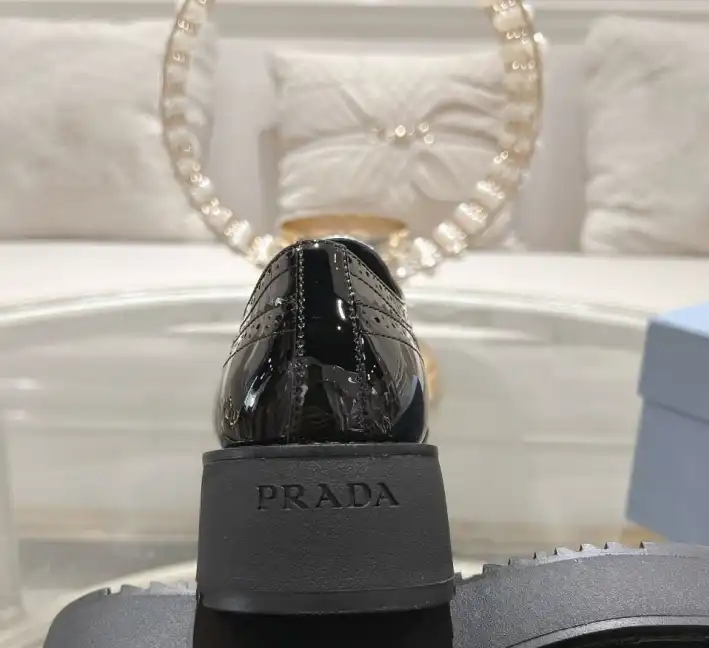 hype Prada Leather Shoes