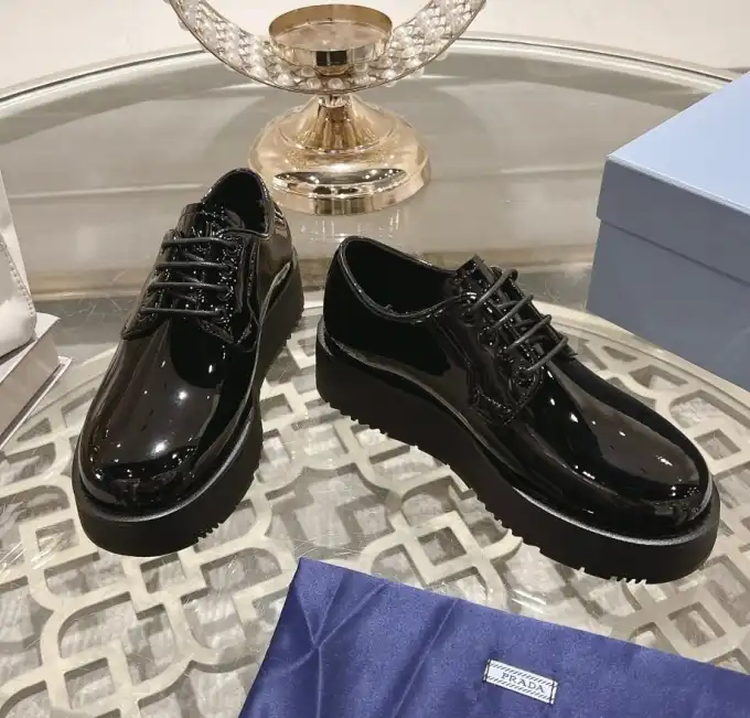 hype Prada Leather Shoes