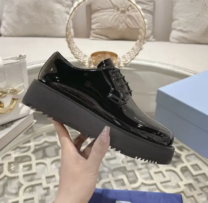 hype Prada Leather Shoes