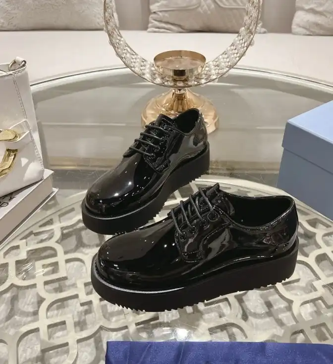 hype Prada Leather Shoes