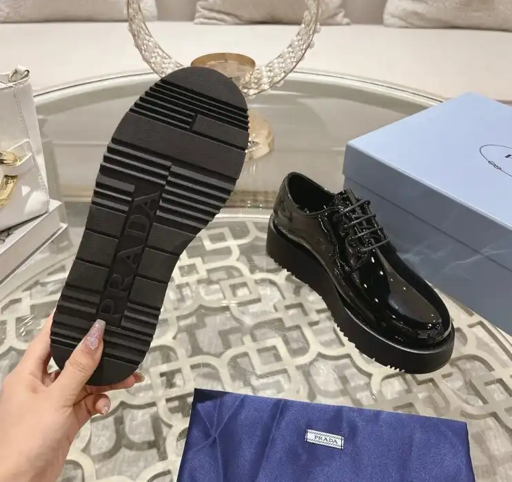 hype Prada Leather Shoes