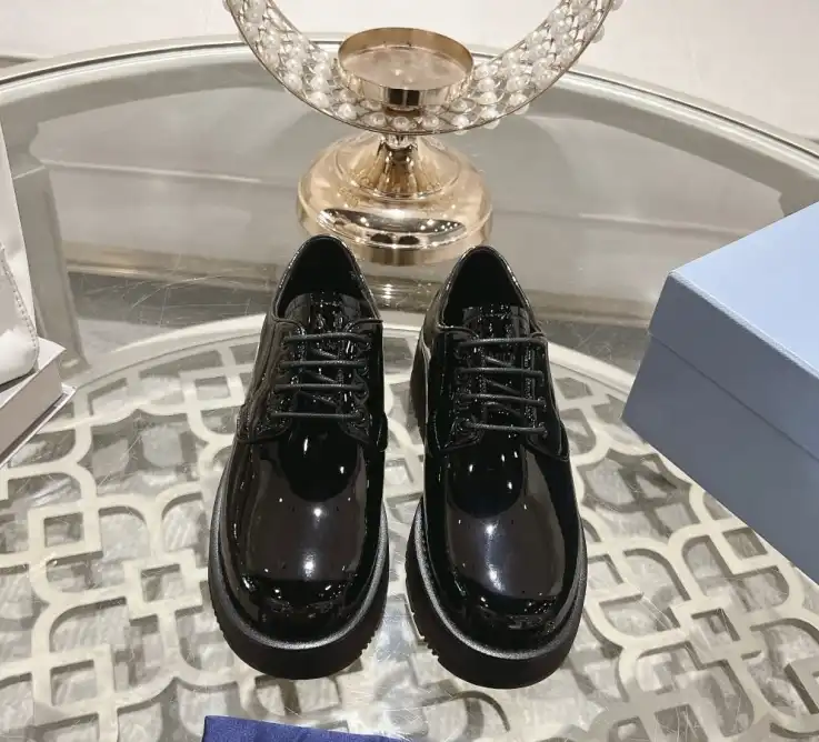 hype Prada Leather Shoes