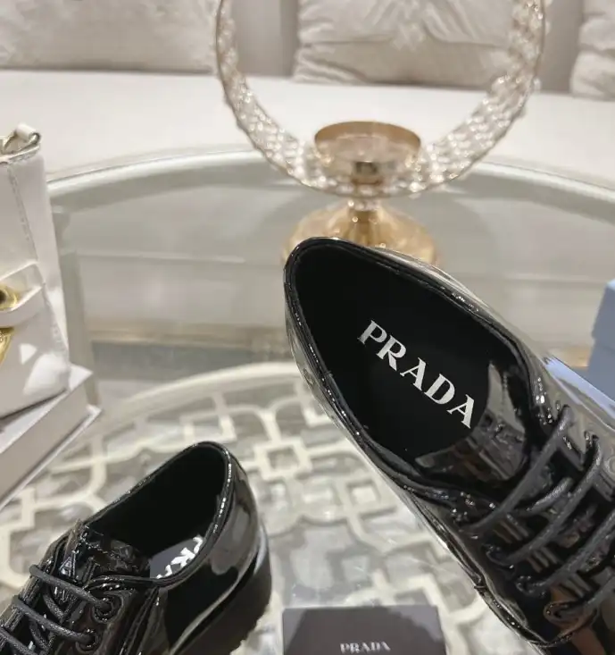 hype Prada Leather Shoes