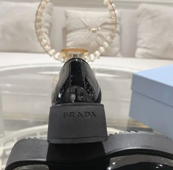 hype Prada Leather Shoes