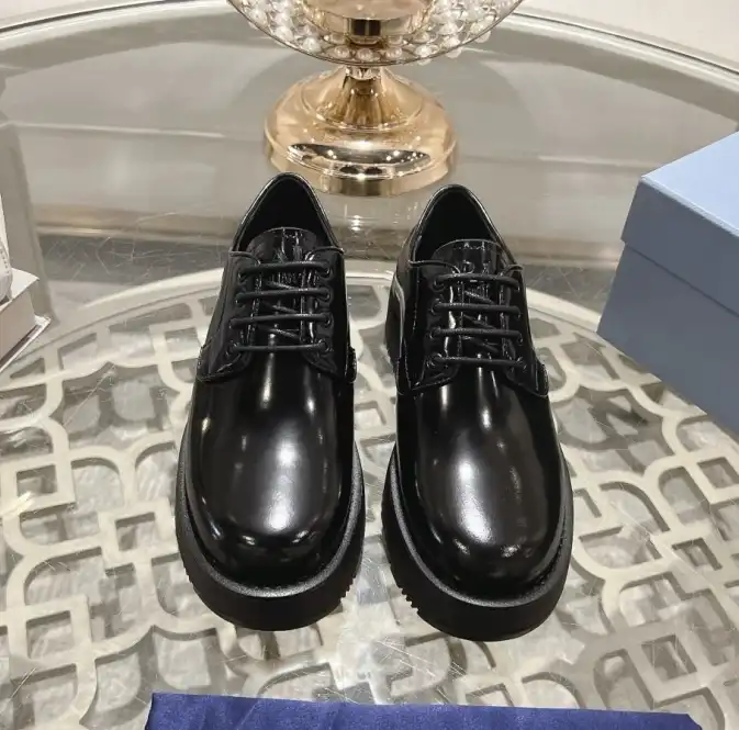 hype Prada Leather Shoes