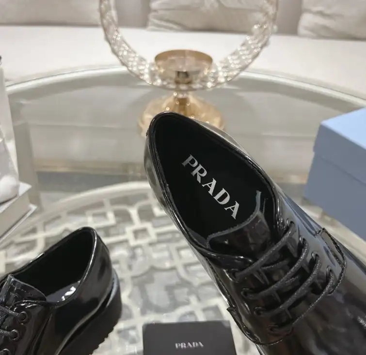 hype Prada Leather Shoes