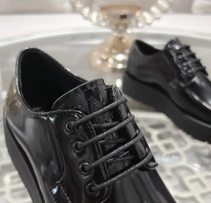 hype Prada Leather Shoes