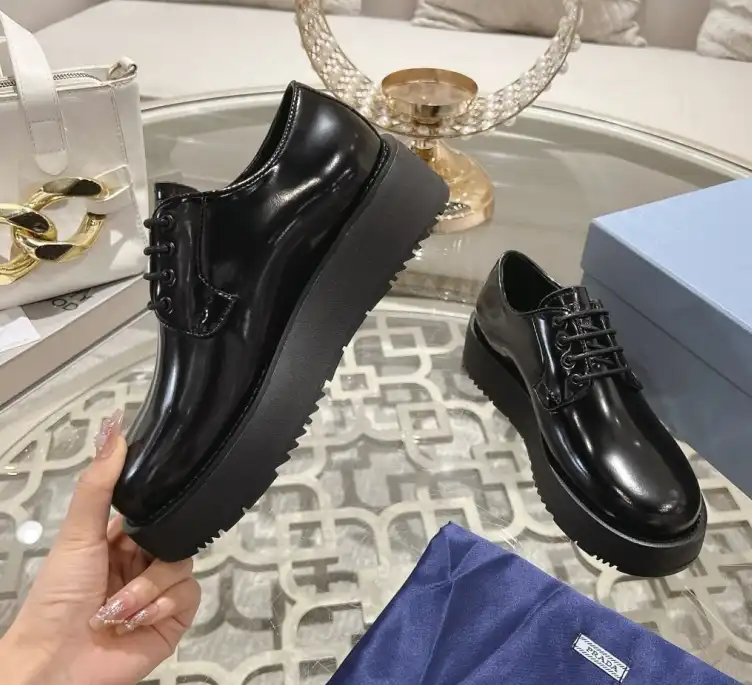 hype Prada Leather Shoes