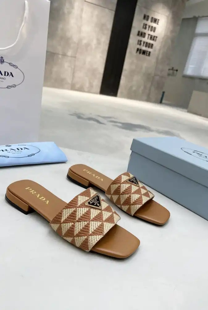 hype Prada Slippers