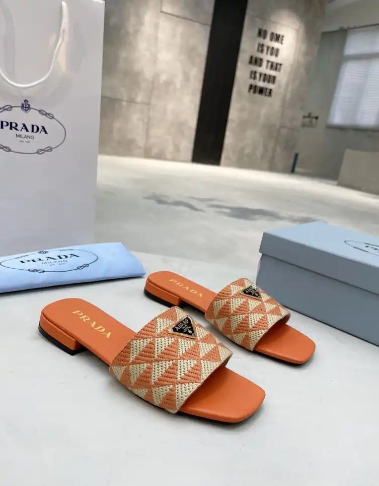 hype Prada Slippers