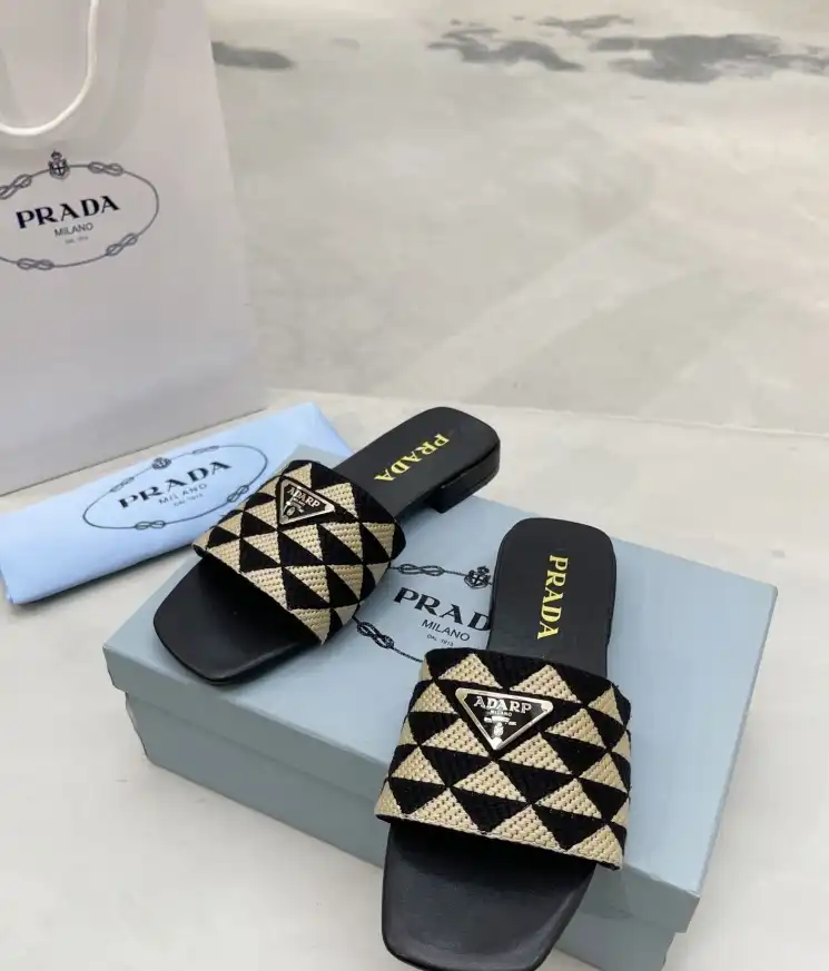 hype Prada Slippers