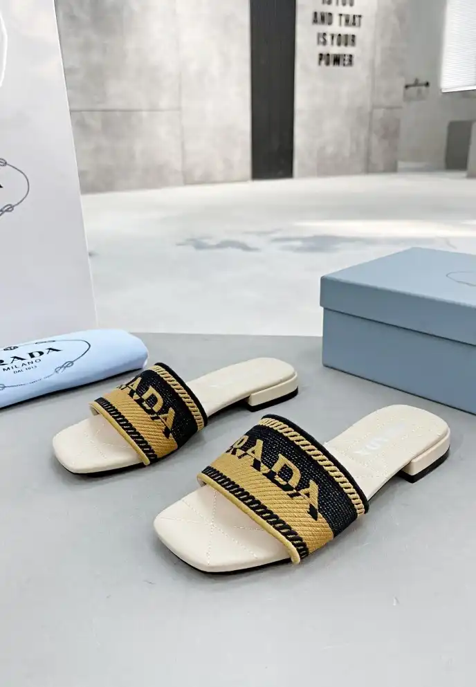 hype Prada Slippers