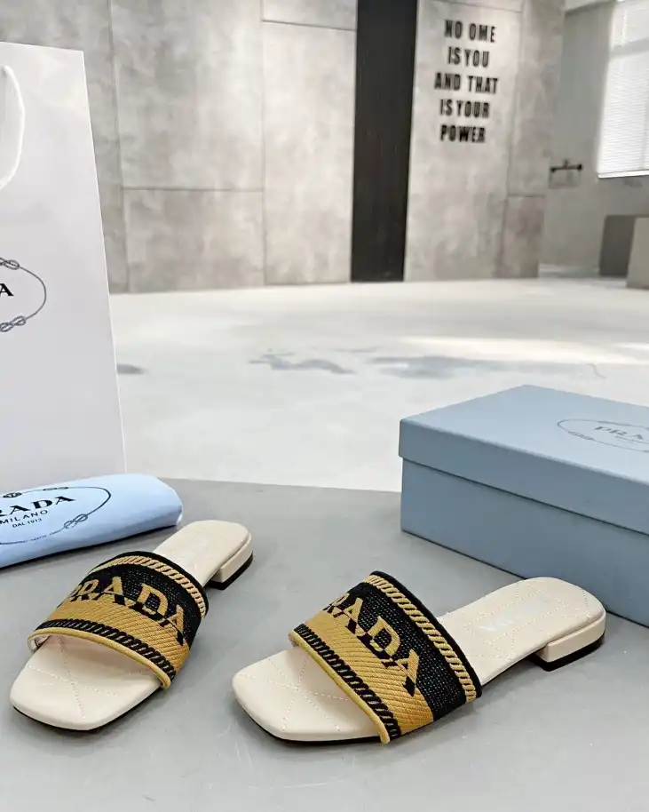 hype Prada Slippers