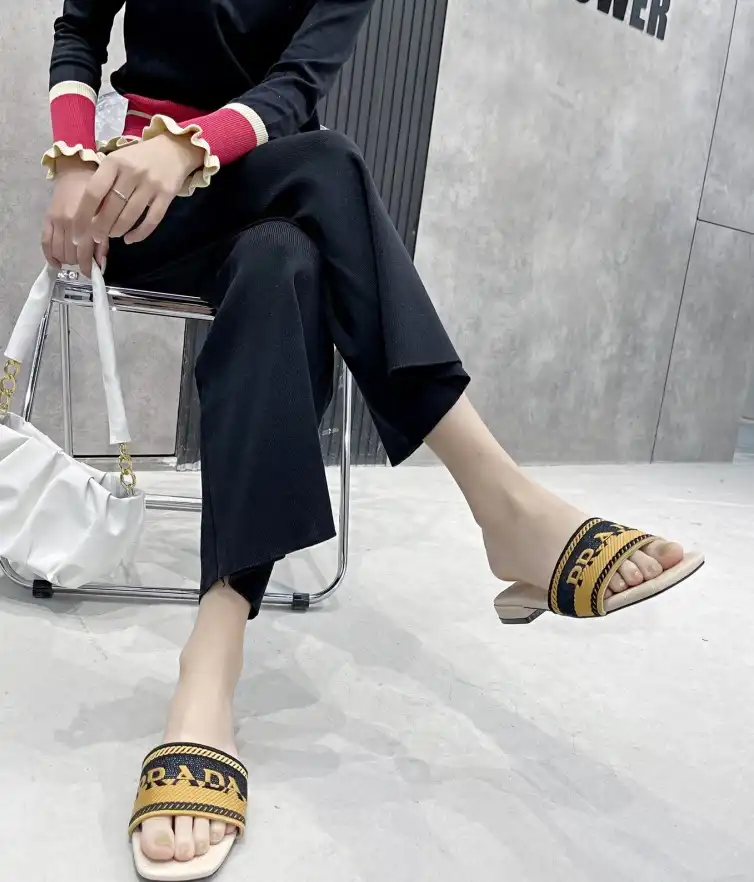 hype Prada Slippers